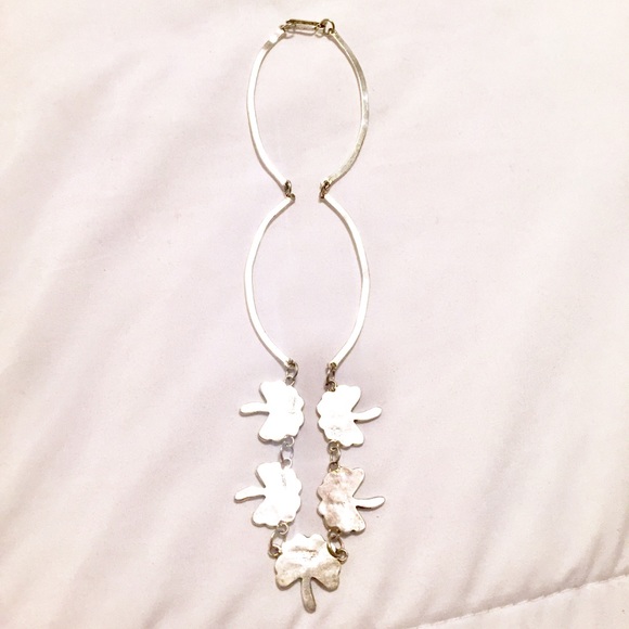 🍀Vintage Abalone+Alpaca Silver Necklace - Picture 5 of 8